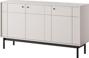Komoda: Kašmír/čierna, 53,5 x 39 x 83,5 cm