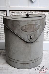Poštová retro schránka - 24 * 10 * 29 cm - Clayre & Eef