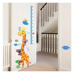 Detská samolepka – meter na dvere/na stenu 60x120 cm Giraffe & Koalas – Ambiance
