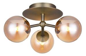 Halo Design - Atom Trio Stropné Lampa Antique Brass Halo Design - Lampemesteren