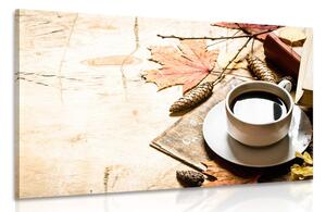 Obraz jesenná šálka kávy Varianta: 60x40