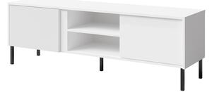 TV stolík/skrinka Munkki 6 (biela + čierna). Vlastná spoľahlivá doprava až k Vám domov. 1087329