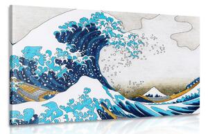 Obraz reprodukcia Veľká vlna z Kanagawa - Kacušika Hokusai