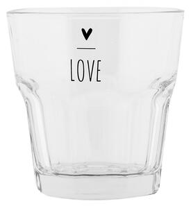 Pohárik so srdiečkom Lovely Day - Ø 8*8 cm / 200 ml - Clayre & Eef