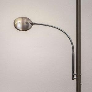 Lindby - Malea LED Stojaca Lampa w/Arm Matt Nickel Lindby - Lampemesteren