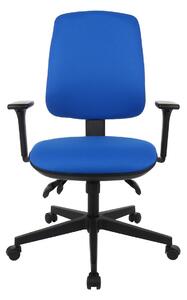 NABBI Sean 3D kancelárska stolička s podrúčkami modrá / čierna