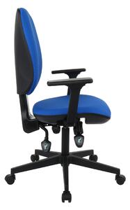 NABBI Sean 3D kancelárska stolička s podrúčkami modrá / čierna