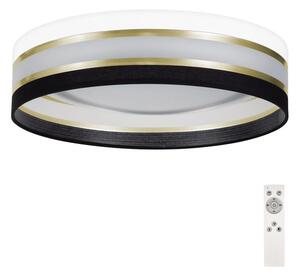 Belis LED Stmievateľné stropné svietidlo SMART CORAL GOLD LED/24W/230V čierna/biela + DO BE0522 + záruka 3 roky zadarmo