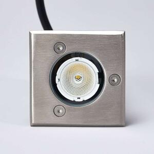 Lucande - Kenan LED Zapustené Podlahové Svetlo Steel - Lampemesteren