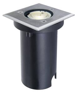 Lucande - Kenan LED Zapustené Podlahové Svetlo Steel Lucande - Lampemesteren