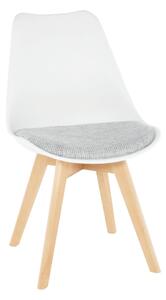 Jedálenská stolička Damaria (biela + svetlosivá). Vlastná spoľahlivá doprava až k Vám domov. 1015600