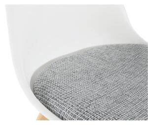 Jedálenská stolička Damaria (biela + svetlosivá). Vlastná spoľahlivá doprava až k Vám domov. 1015600