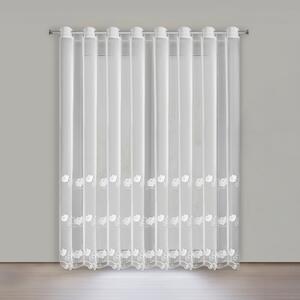 ZÁCLONA NA KRÚŽKOCH LETI 350X250 CM KVETY