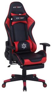 Kancelárska stolička Vittore (čierna + červená). Vlastná spoľahlivá doprava až k Vám domov. 1011221