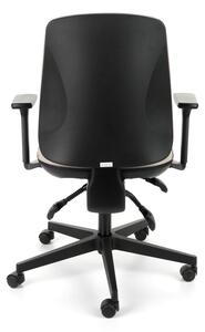 NABBI Sean 3D kancelárska stolička s podrúčkami béžová / čierna