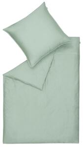 POSTEĽNÁ BIELIZEŇ, satén, šalviovozelená, 155/220 cm Schöner Wohnen - Online Only bytové doplnky, Online Only