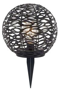 Lindby - Abadin LED Solárne Lampy w/Spike Black Lindby - Lampemesteren