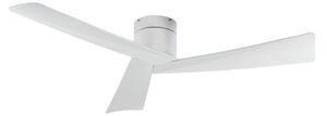Stropný ventilátor Ventoro, strieborný, kovový, Ø 132 cm – Lucande Lucande, Ventoro, Metalická, Obývacia izba, Kov, Moderný