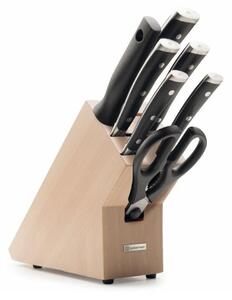 Wüsthof Wüsthof - Sada kuchynských nožov v stojane CLASSIC IKON 8 ks buk GG308 + záruka 3 roky zadarmo