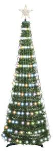 EMOS LED RGB Vianoční stromček so sveteľnou reťazou 234xLED/16 módov 1,5m + DO EMS649 + záruka 3 roky zadarmo