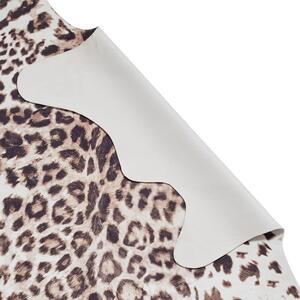 Hnedo-béžový koberec 155x130 cm Faux Leopard - Think Rugs