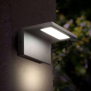 Lucande - Caner LED Vonkajšie Nástenné Svietidlo Graphite - Lampemesteren