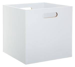 Úložný box Wood, 31x31x31 cm, biela