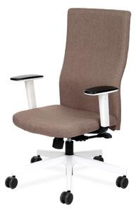 NABBI Timi W Plus kancelárska stolička s podrúčkami hnedá (Medley 08) / biela