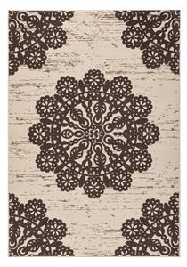 Hnedý koberec Hanse Home Gloria Lace, 120 x 170 cm
