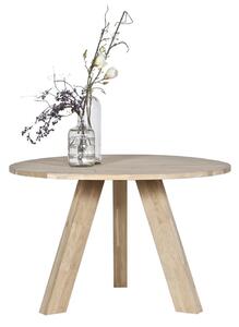 Jedálenský stôl z dubového dreva WOOOD Rhonda, Ø 129 cm