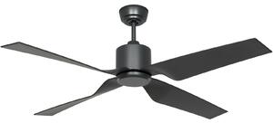 Stropný ventilátor Eco Ventos, sivý, kovový, IP44, DC, WiFi – CasaFan CasaFan, Eco Ventos, Sivá, Kov, Moderný