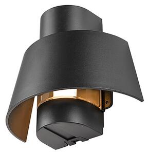 SLV - Photoni Vonkajšie Nástenné Svietidlo Conical Black SLV - Lampemesteren