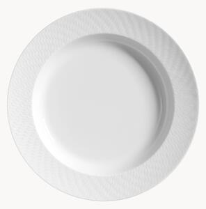 Ručne vyrobené taniere na cestoviny z porcelánu No. 41, 2 ks