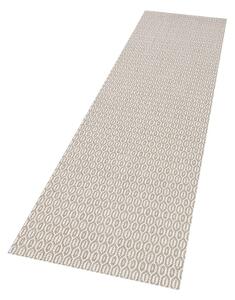 Sivý vonkajší koberec NORTHRUGS Coin, 80 x 200 cm