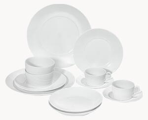 Ručne vyrobená porcelánová súprava tanierov Cosmopolitan, 2 osoby (14 dielov)