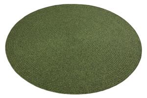 Zelený okrúhly vonkajší koberec ø 150 cm - NORTHRUGS