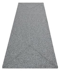 Sivý vonkajší koberec behúň 200x80 cm - NORTHRUGS