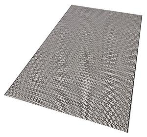 Čierno-biely vonkajší koberec NORTHRUGS Coin, 160 x 230 cm