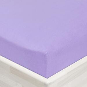 Jersey napínacie prestieradlo JR-012 Levanduľové 90 x 200 - výška 20 cm