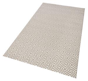 Sivý vonkajší koberec NORTHRUGS Karo, 160 × 230 cm