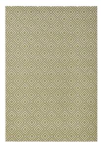 Zelený vonkajší koberec NORTHRUGS Karo, 140 × 200 cm