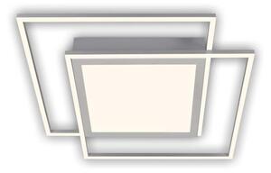 Brilo - LED stropné svietidlo 2xLED/16W/230V + LED/19W 51,5x51,5 cm matný chróm