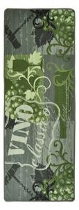 Zelený kuchynský behúň Hanse Home Vino Classico, 67 × 180 cm