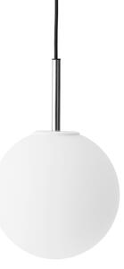 Závesná lampa TR, Polished Steel, Matt Opal – Audo Copenhagen