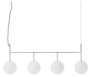 Závesná lampa TR Suspension Frame, Polished Steel, Matt Opal – Audo Copenhagen