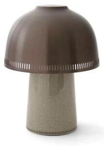 &Tradition - Raku SH8 Portable Stolová Lampa Beige Grey/Bronzed - Lampemesteren