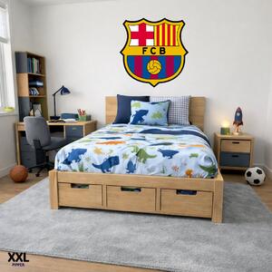 Textilná nálepka na stenu - logo "FC Barcelona" Veľkosť: 100 cm