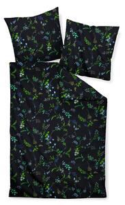 POSTEĽNÁ BIELIZEŇ, makosatén, hnedá, zelená, čierna, 135/200 cm Janine - Online Only bytové doplnky, Online Only