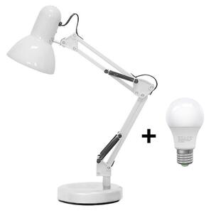 Brilagi Brilagi - LED Stolná lampa ROMERO 1xE27/10W/230V biela LEDBG0260 + záruka 3 roky zadarmo