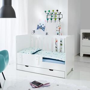 Biela zásuvka pod detskú posteľ 60x120 cm - Pinio